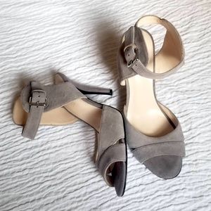 Nine West Grey Suede Heels